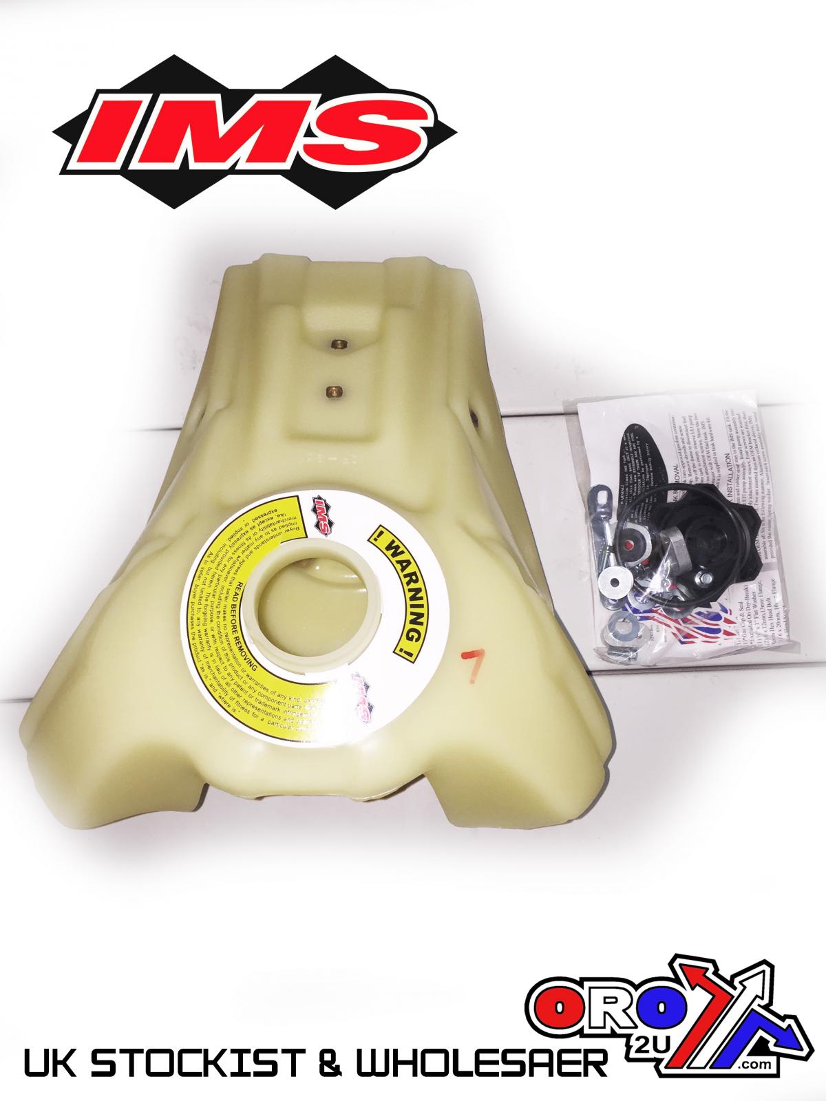 IMS Natural 2.7 gal Fuel Tank+Screw Cap Honda CRF250R 2010-2013