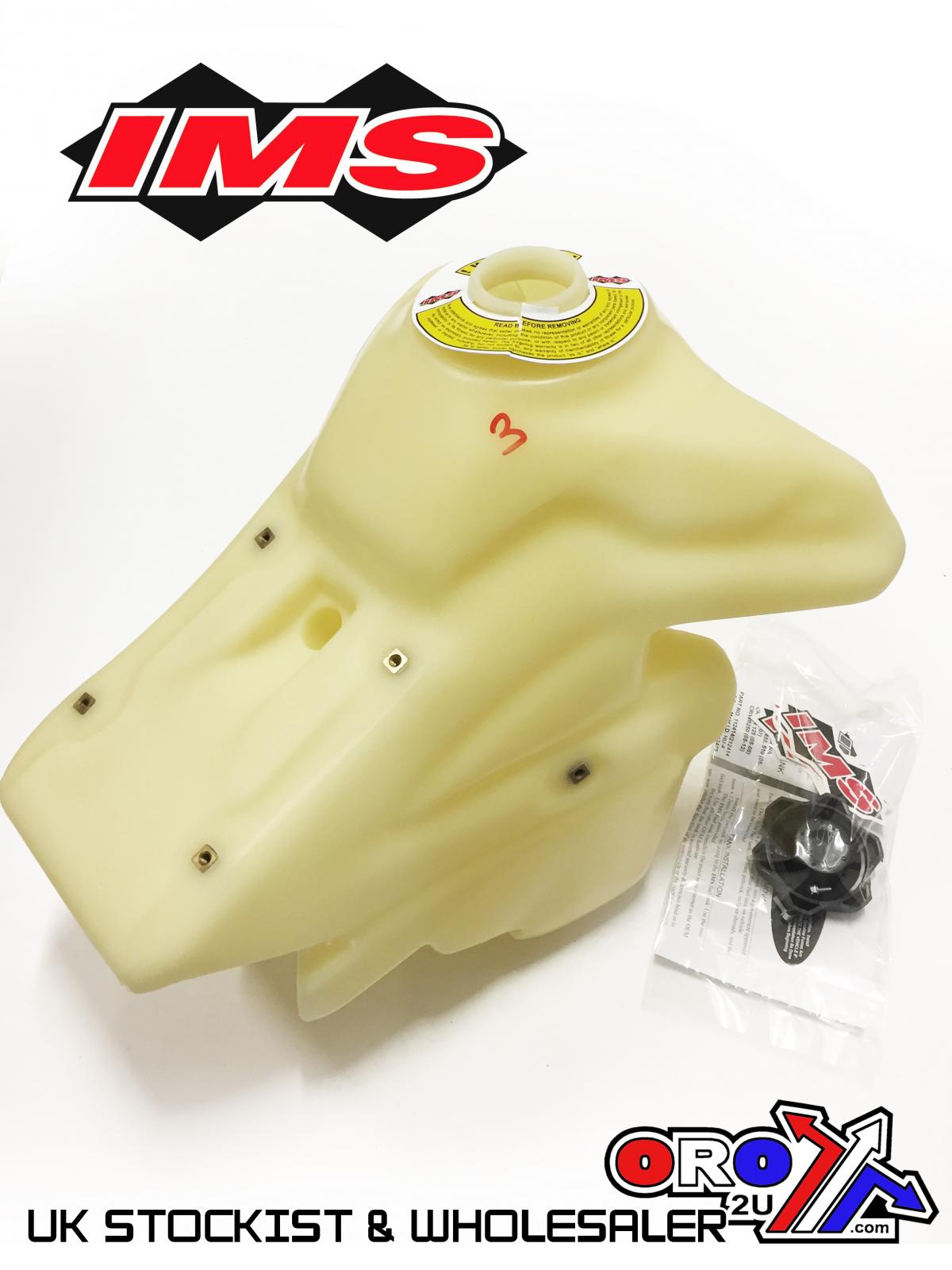 IMS 3.9 gal Fuel Tank+Screw Cap Husq TE510 05-07, CR/WR125 06-08, WR300 09-12