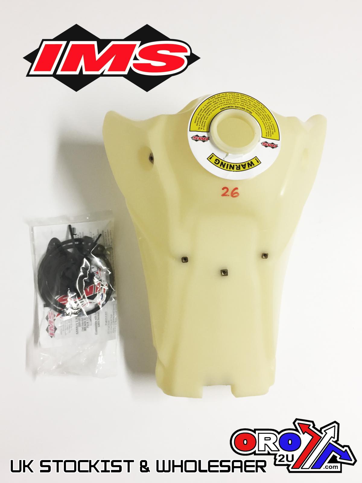 IMS Natural 2.7 gal Fuel Tank+Screw Cap Kaw KLX250S (EFI) 09-20, KLX300 21-23