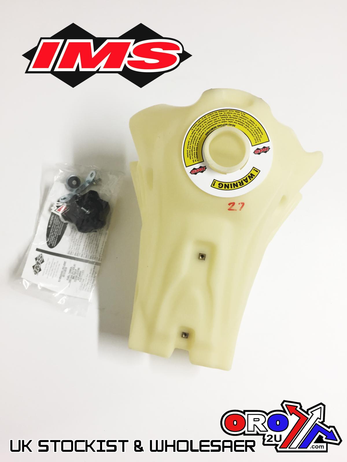 IMS Natural 2.9 gal Fuel Tank+Screw Cap Kawasaki KX250F 2013-2016