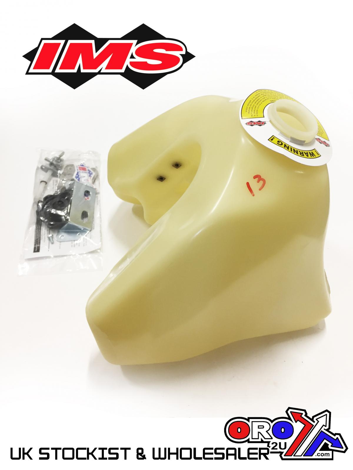 IMS Natural 3.5 gal Fuel Tank+Screw Cap Suzuki DR250/350 1990-1999