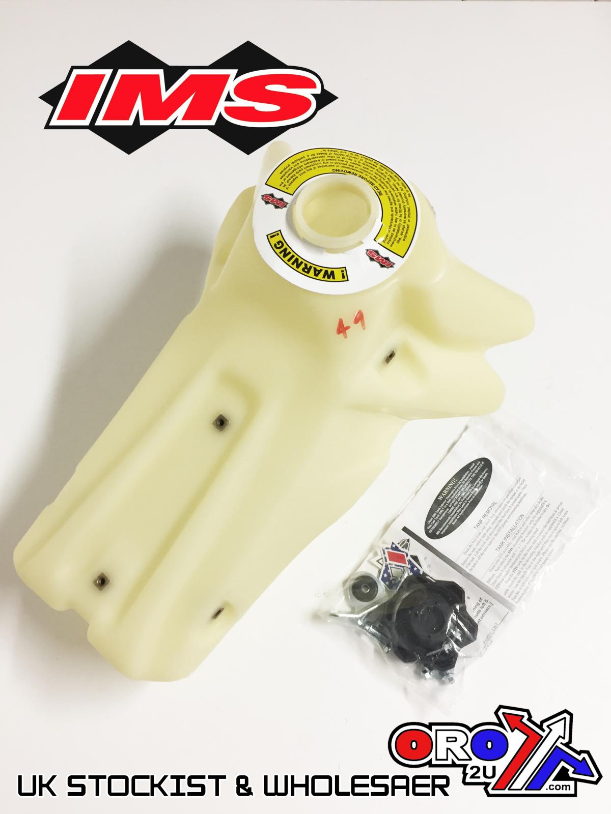 IMS Natural 2.6 gal Fuel Tank+Screw Cap Suzuki RM-Z450 08-17, RMX450Z 10-20