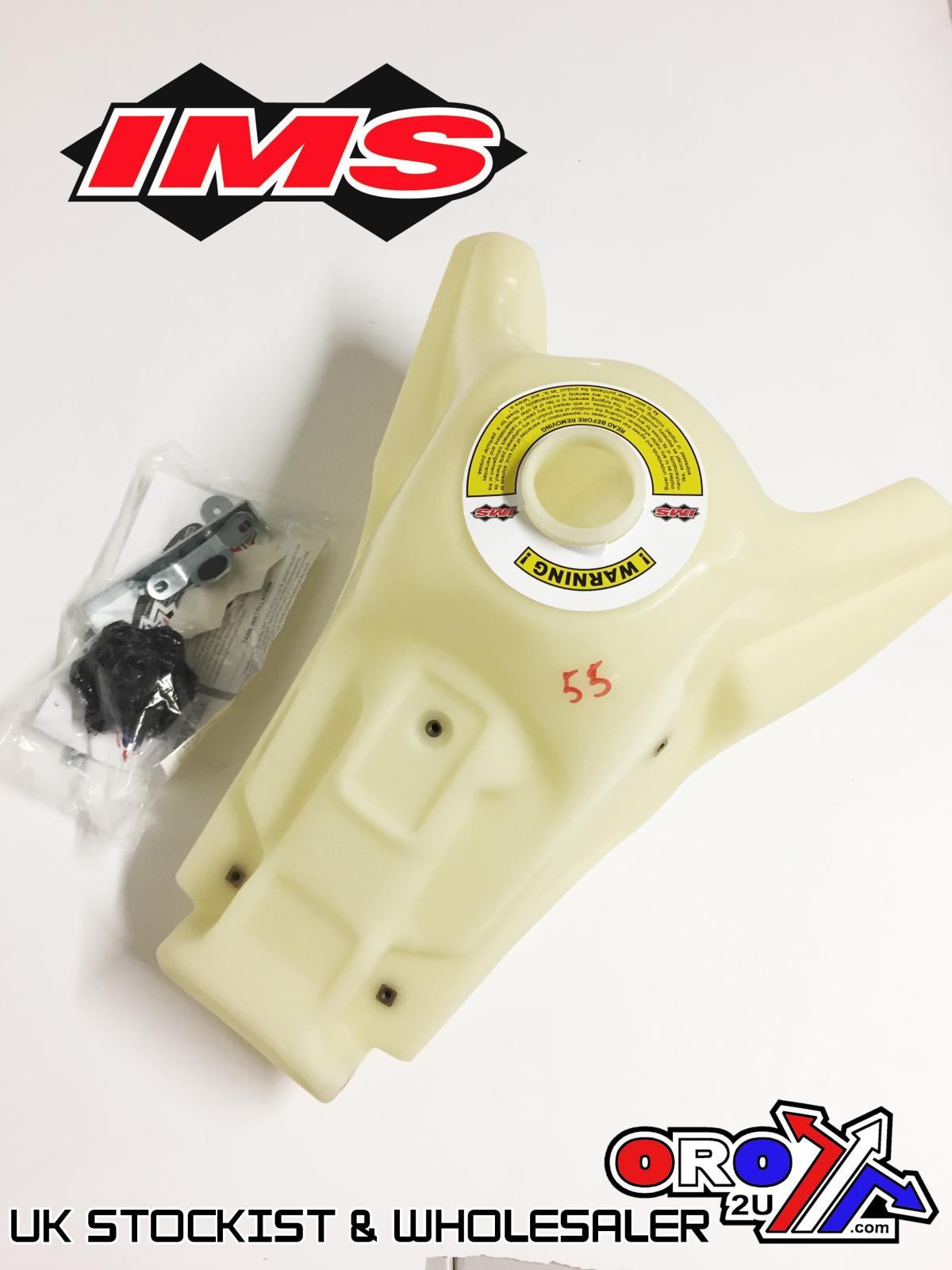 IMS Natural 3.0 gal Fuel Tank+Screw Cap Yamaha WR450F 2012-2015