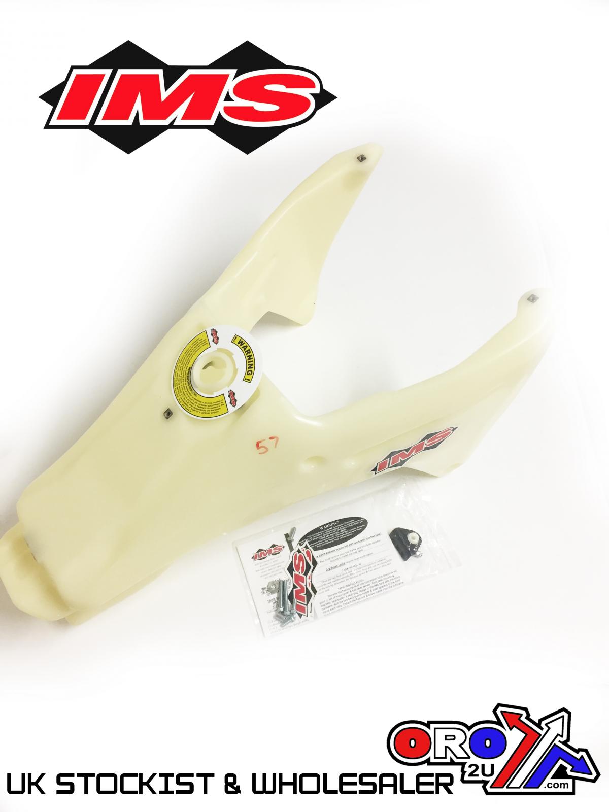 IMS Natural 3 gal Fuel Tank+Screw Cap Yamaha WR250F 2015-2018, WR450F 2016-2018