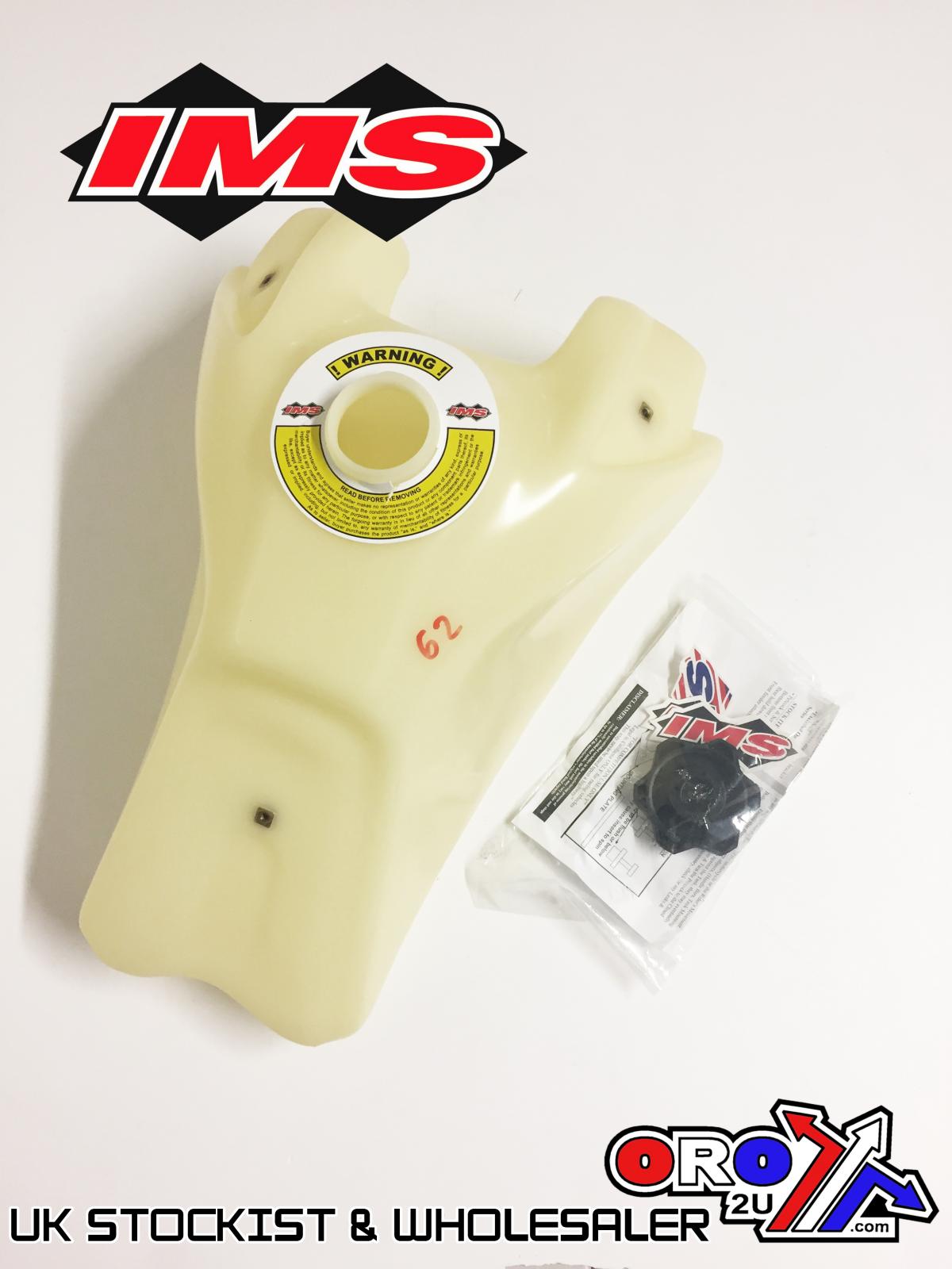 IMS Natural 3.7 gal Fuel Tank+Screw Cap Honda TRX450R 2008-2015