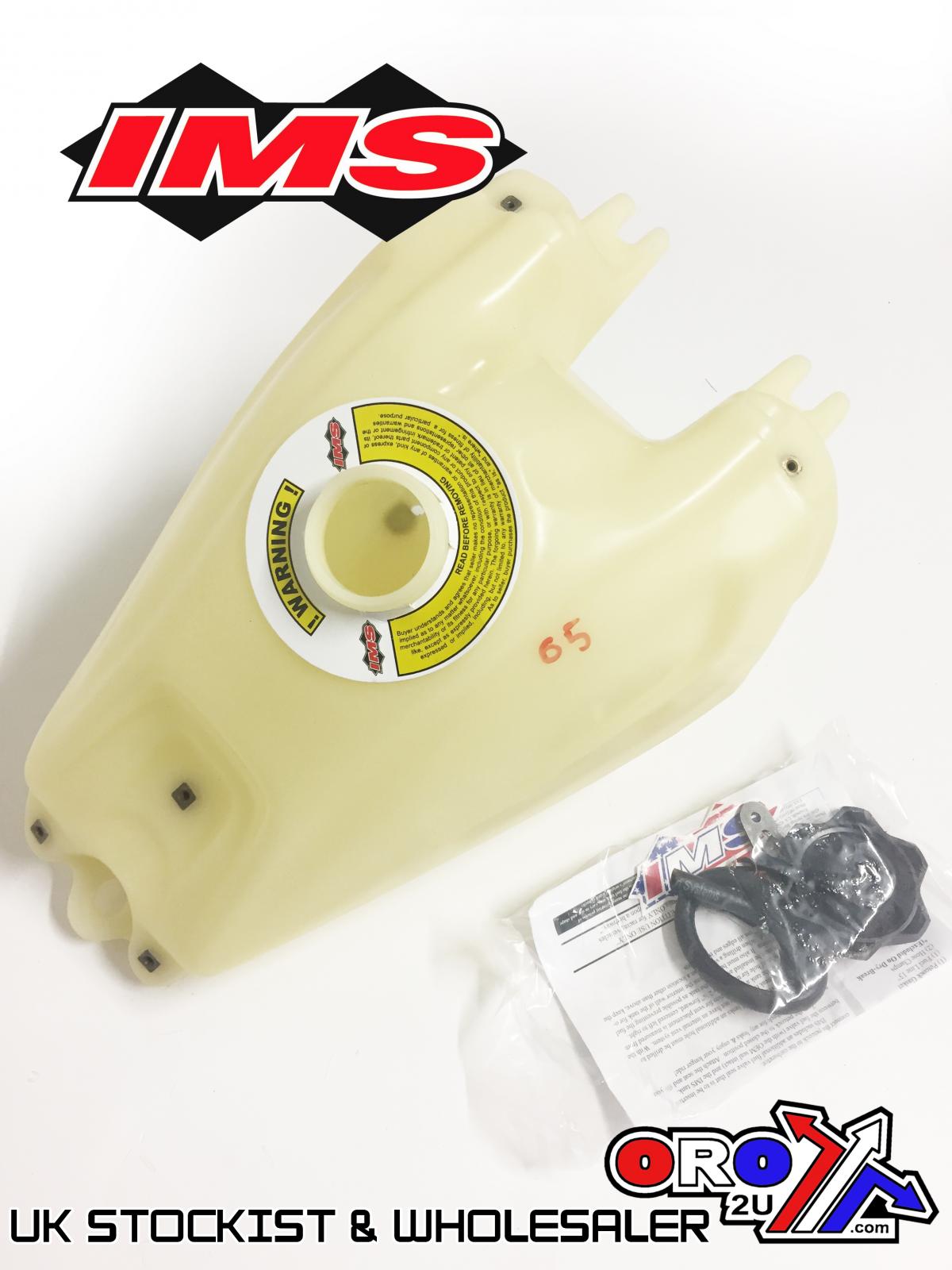 IMS Natural 3.8 gal Fuel Tank+Screw Cap Yamaha YFZ450 2004-2013