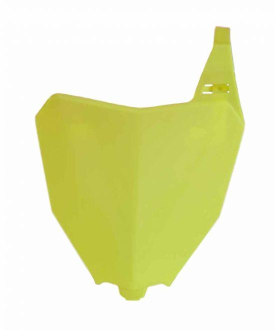 R-TECH NEON YELLOW FRONT PLATE HONDA CRF250R 2018, CRF450R/RX 2017-2018