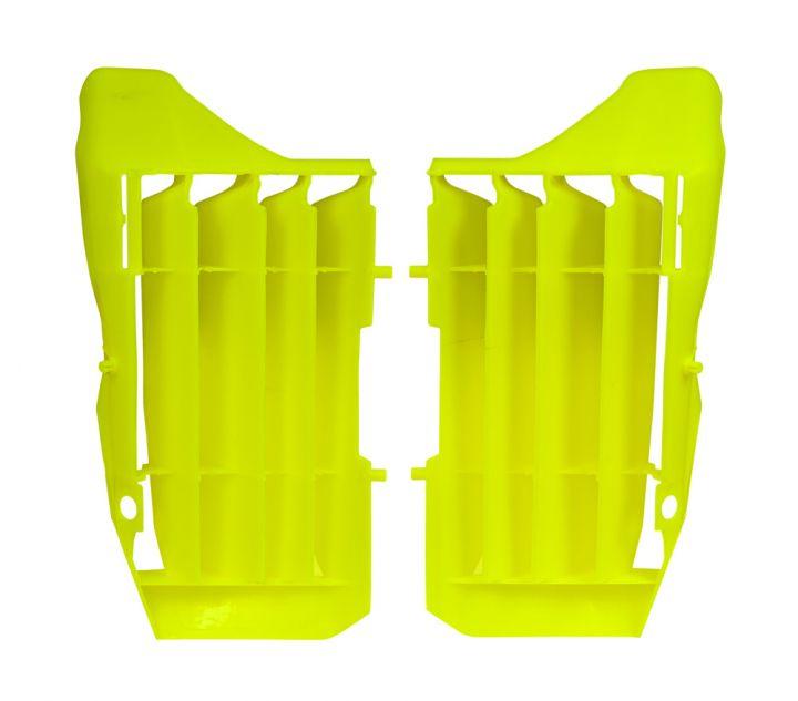 R-TECH NEON O/S RAD LOUVERS/COVER HONDA CRF250R 2020-2021, CRF250RX 2020-2021
