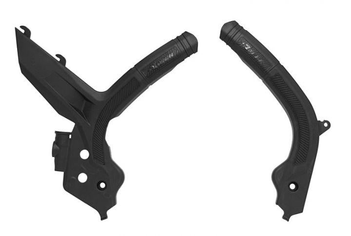 R-TECH BLACK GRIPPY FRAME GUARD KTM EXC/EXC-F 2020-2023, SX/SX-F 2019-2022