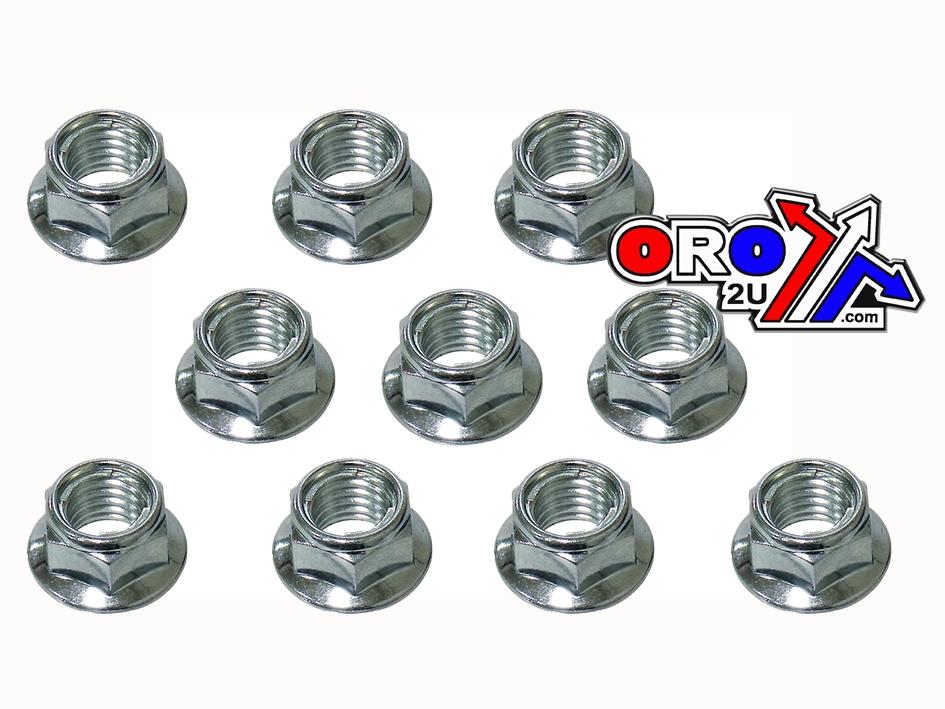 NUT FLANGE LOCK M8 x 1.25
