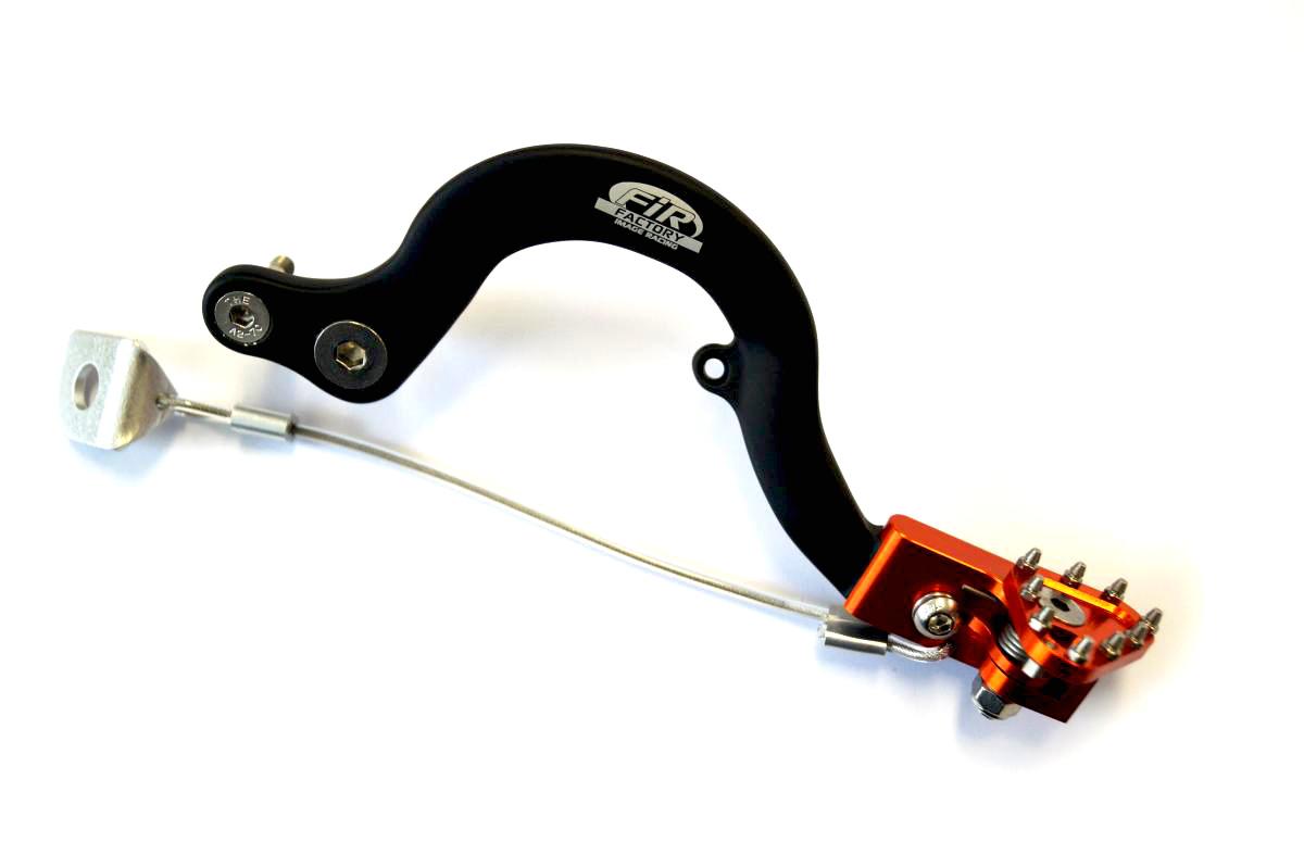 REAR BRAKE PEDAL BK/ORG,HUSQ TC50 09-20, KTM SX50 06-20, 45213050000