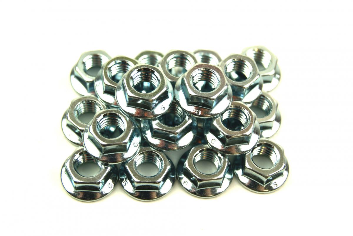 FLANGED NUT M8 PACK /20