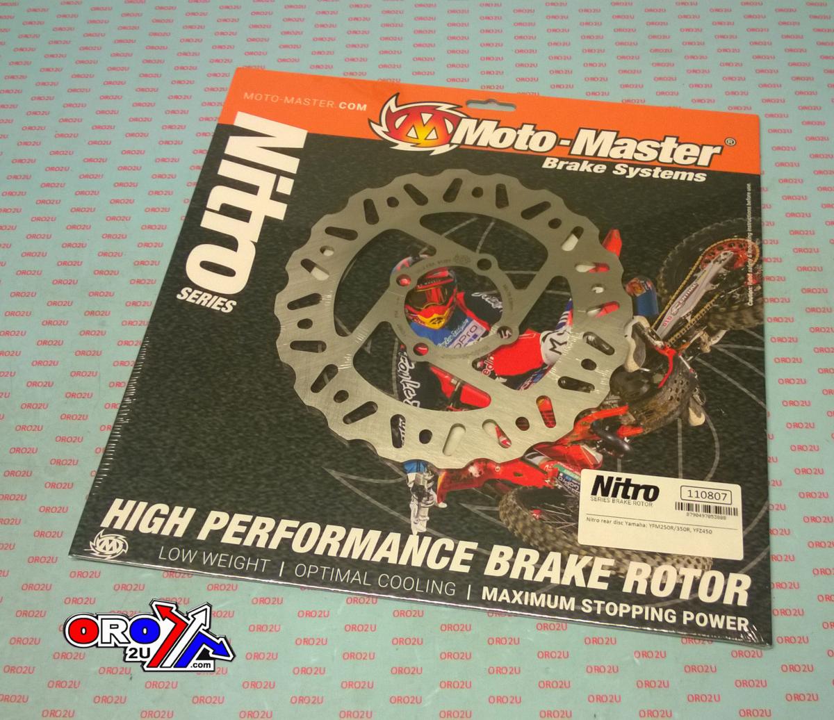 DISC BRAKE REAR YAMAHA YFZ450 04-05, YFM250R 08-13, MOTO-MASTER NITRO