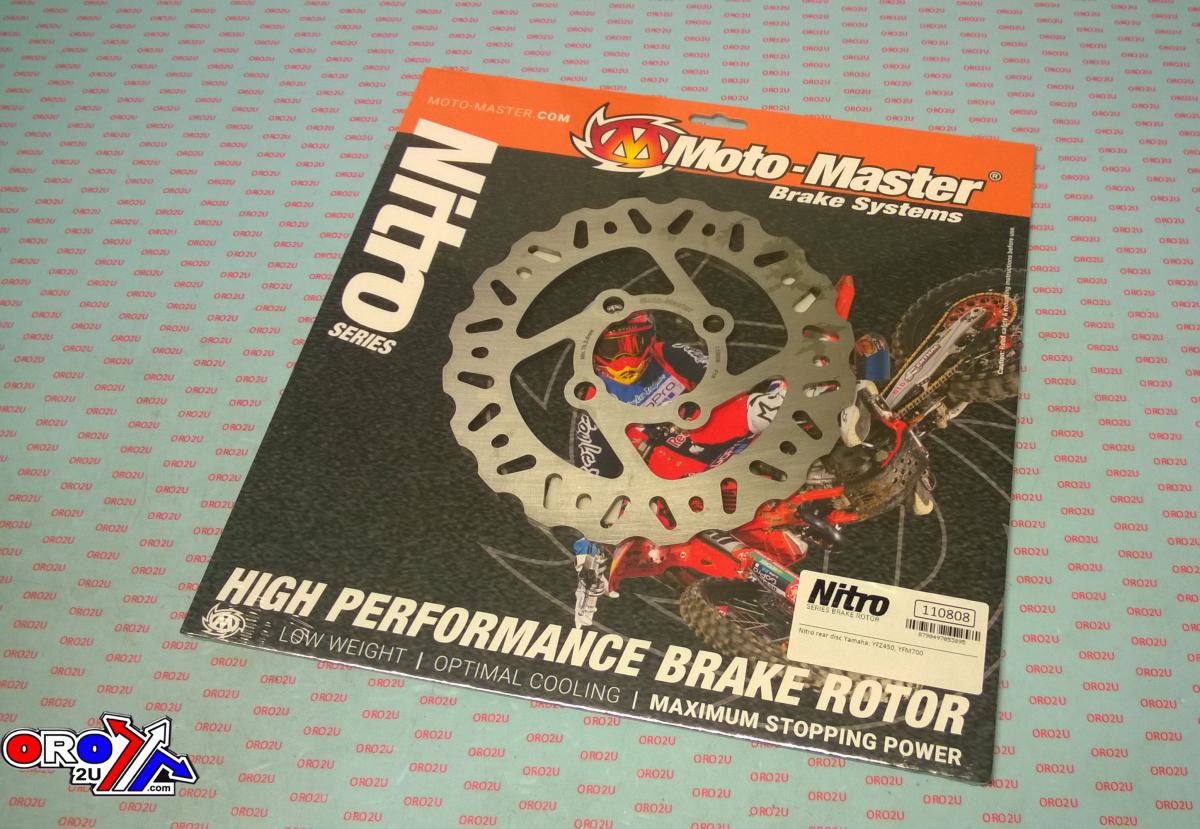 DISC BRAKE REAR YAMAHA YFZ450 06-18, YFM700R RAPTOR 06-12, MOTO-MASTER