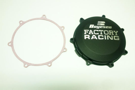 CLUTCH COVER 19-20 KX450F, BOYESEN CC-18CB, BLACK 14032-0650