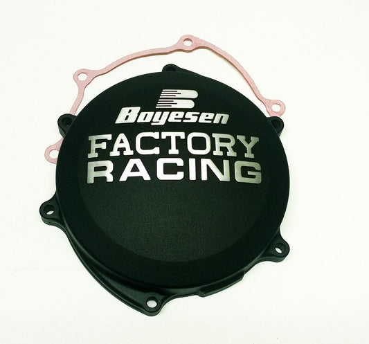 CLUTCH COVER 19-24 YZ250F, WR250F 20-23, BOYESEN CC-37CB, BLACK