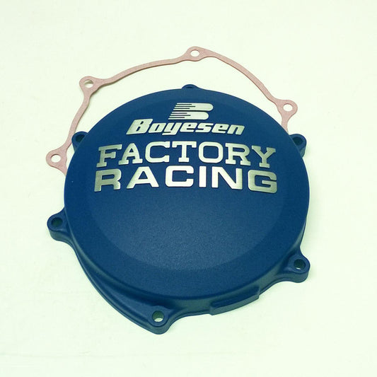 CLUTCH COVER 19-24 YZ250F, WR250F 20-23,, BOYESEN CC-37CL, BLUE