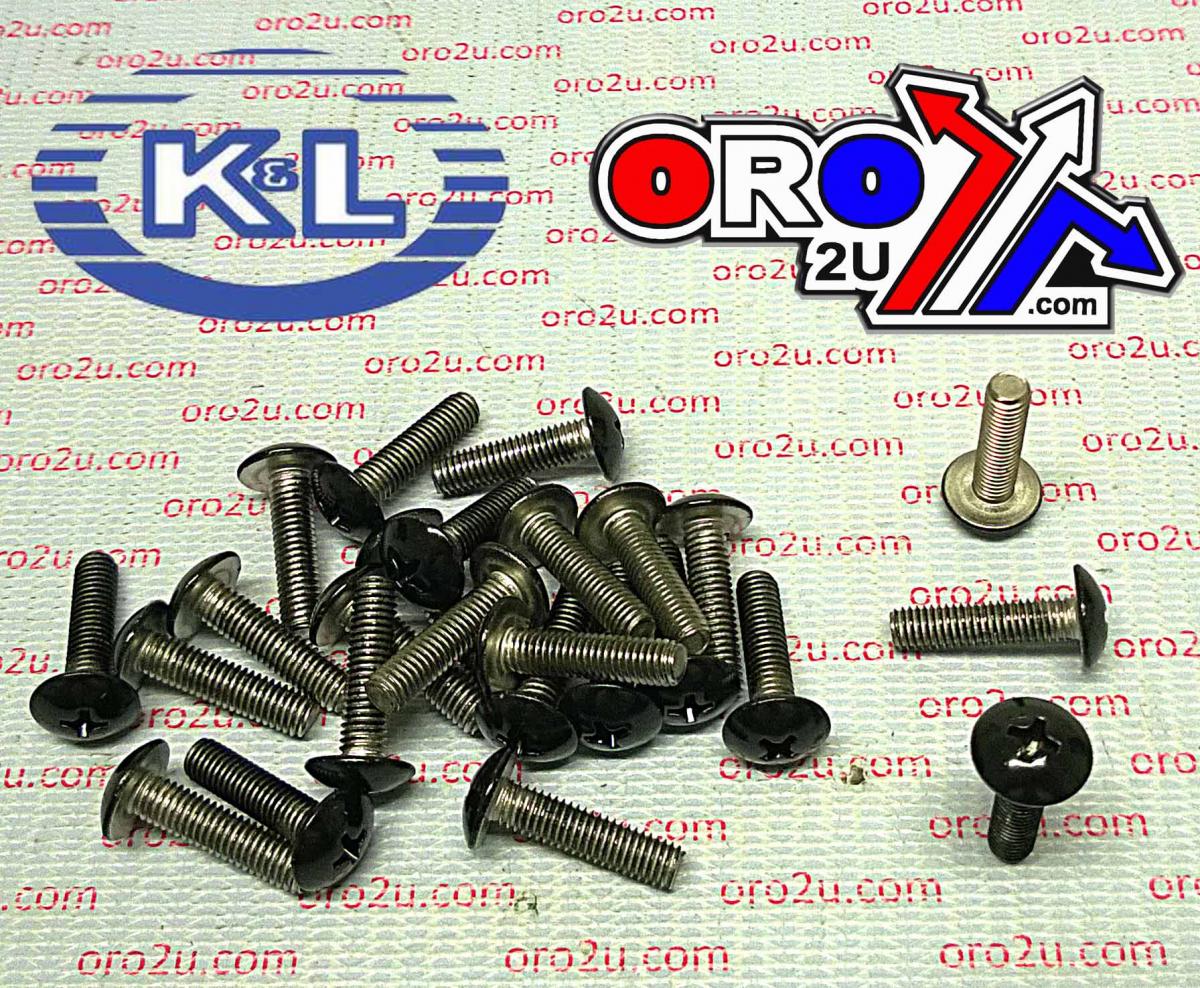 ROUND TOP PHILLIPS SCREW 5x20, ZX TYPE, BLACK 5 x 20mm (25PK), TOOLS 33-8321