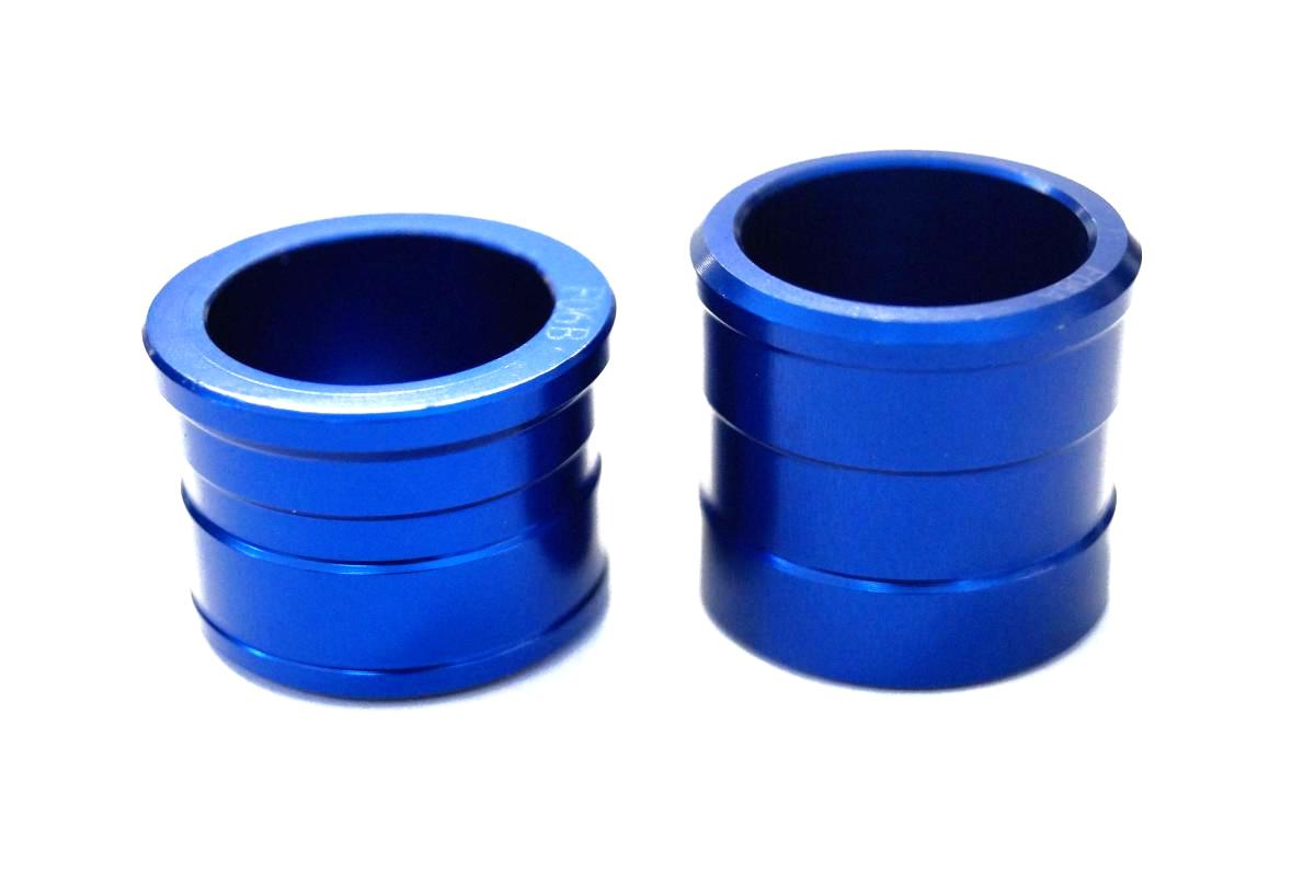WHEEL SPACER KIT FRONT YZ YZF 02-07, FIR ASWS-06 BLUE, 5NY-25183-00 5NY-25186-00