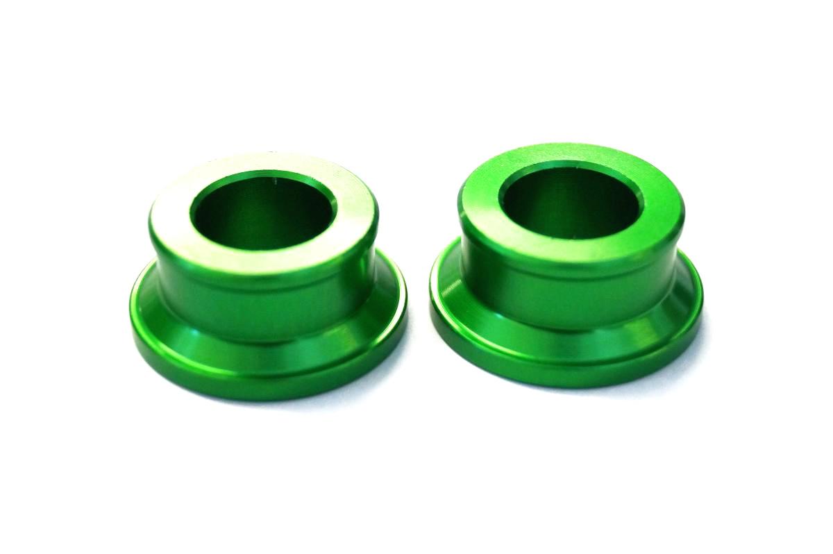 WHEEL SPACER KIT FRONT KX85 01-23, KX100 98-21 FIR ASWS-10 GREEN, 92143-1936