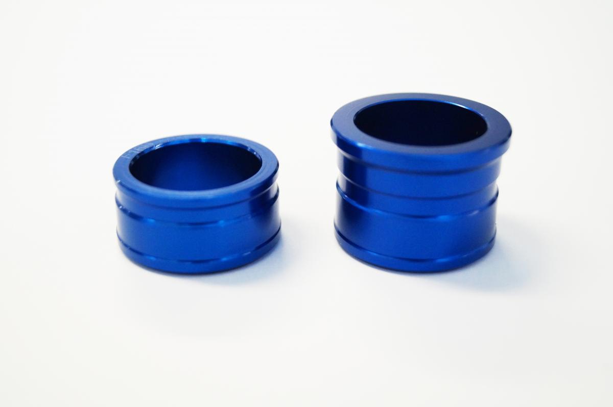 WHEEL SPACER KIT FRONT YZ YZF 08-24, FIR ASWS-16 BLUE, 5XC-25183-G0 5XC-25186-G0