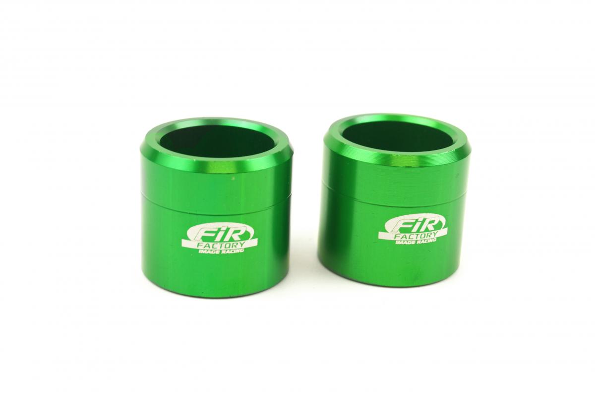 WHEEL SPACER KIT FRONT KAWASAKI KXF 19-23, FIR ASWS-25 GREEN, 92152-2470