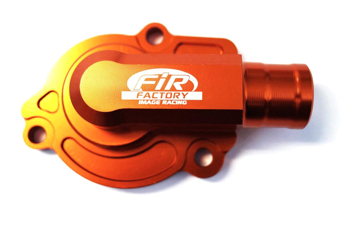 WATER PUMP COVER 16-18 SX125 KTM, FIR ASWPC-03, BILLET ALLOY ORANGE, 50435052000