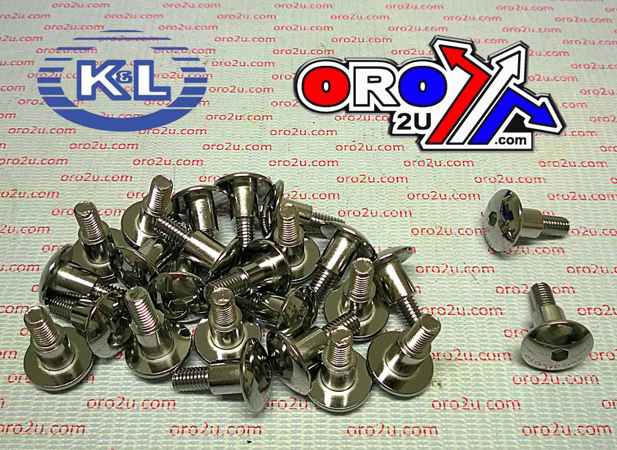 OVAL HEAD ALLEN BOLT 6x20 PACK/25, WITH SHOULDER 33-8297, ROAD TOOLS 9139-06126