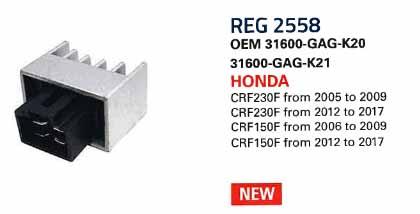 REGULATOR RECTIFIER HONDA CRF230F 05-19, CRF150F 06-17