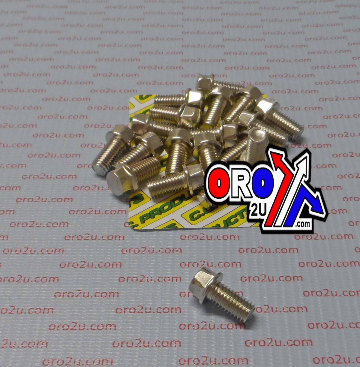 BOLTS M8 x 15mm FLANGED