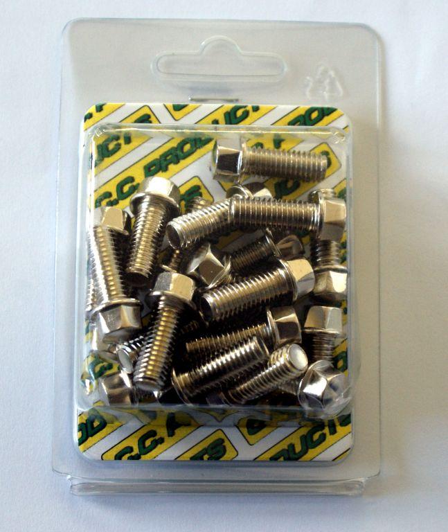 BOLTS M8 x 20mm FLANGED