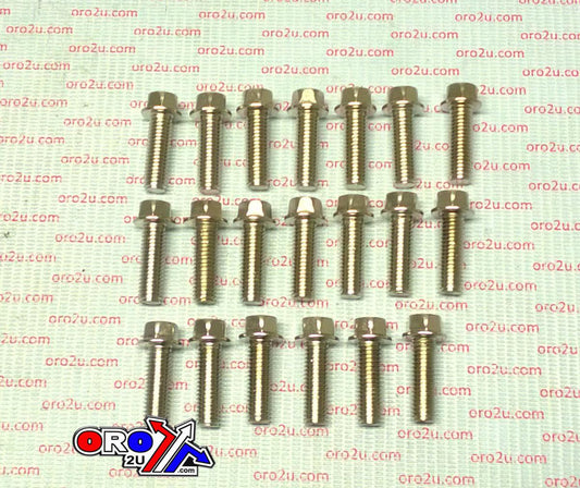 BOLTS M8 x 25mm FLANGED