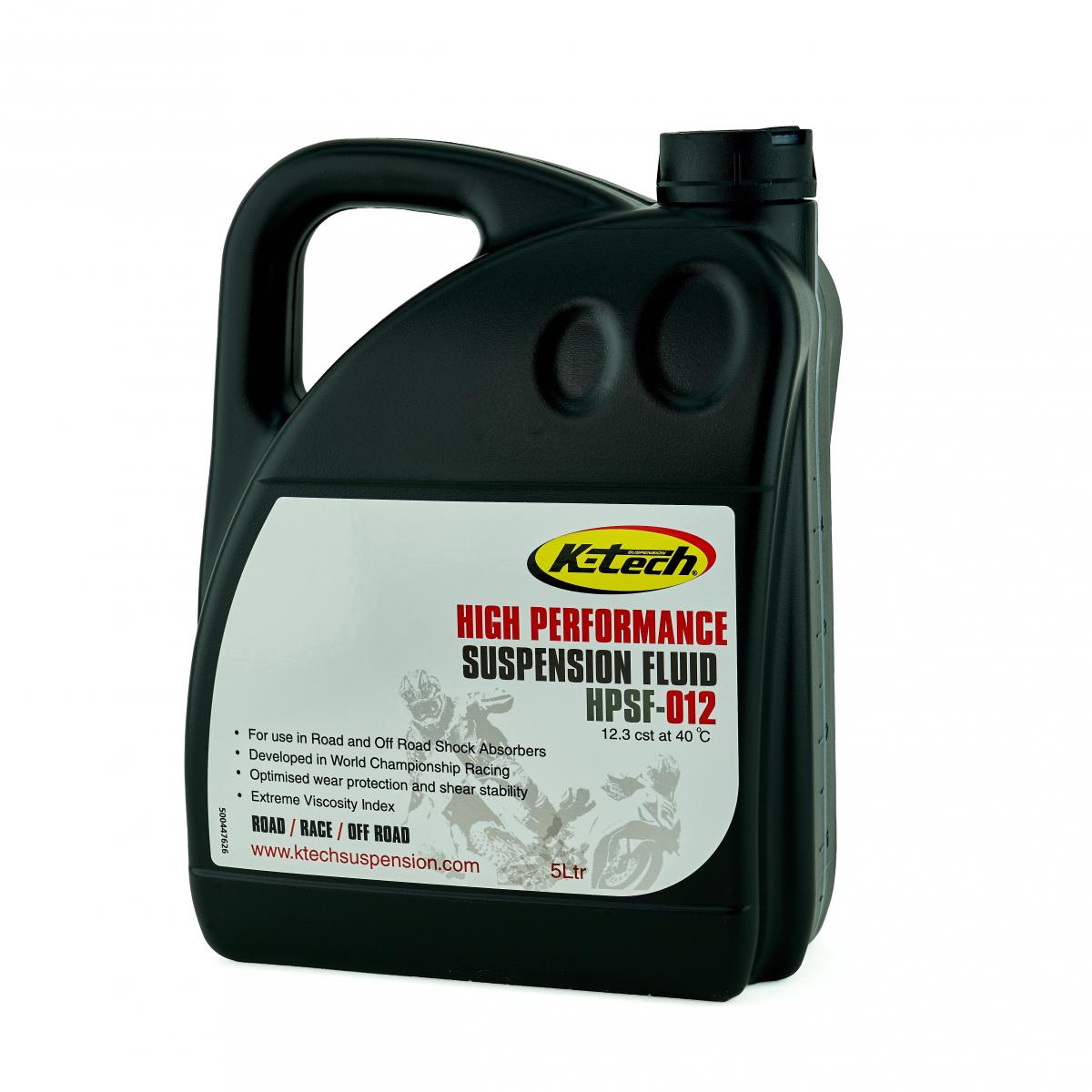 K-TECH HIGH PERFORMANCE SHOCK OIL 2.5wt, HPSF-012, 5 LITRE