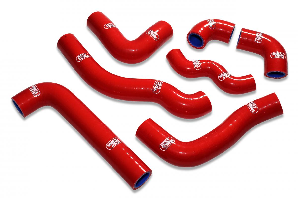 SAMCO HOSE KIT BETA 4T 11-19, OEM STYLE, 7 PIECE KIT, RED, BET-7