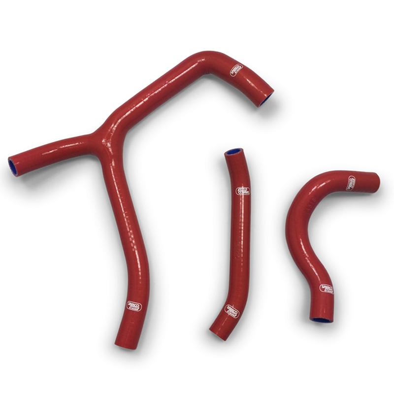 SAMCO HOSE KIT HONDA CRF250R 16-17, RACE DESIGN, 3 PIECE KIT, RED, HON-103 RD