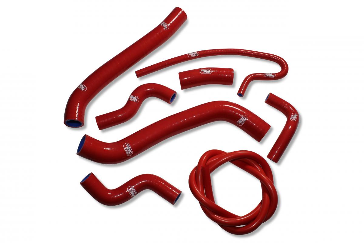 SAMCO HOSE KIT HONDA CRF450L 19-20, 7 PIECE KIT, RED, HON-120 RD