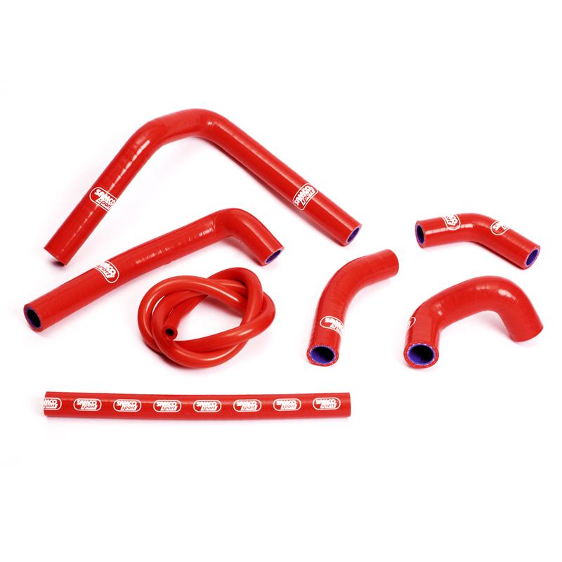 SAMCO HOSE KIT HONDA CR250R 2002-2012, 7 PIECE KIT, RED, HON-17 RD