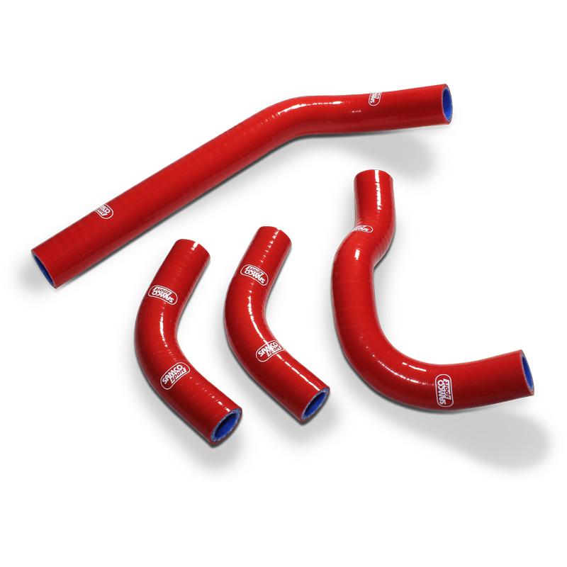 SAMCO HOSE KIT HONDA CRF250R 03-09, 250X 03-19, 4 PIECE KIT, RED, HON-19 RD