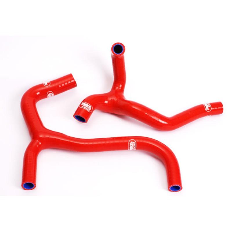 SAMCO HOSE KIT HONDA CRF450R 03-04, 2 PIECE KIT, RED, HON-21 RD