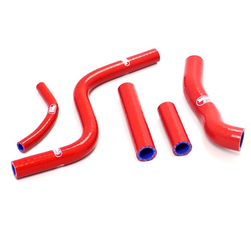 SAMCO HOSE KIT HONDA CR250R 1988-1991, 5 PIECE KIT, RED, HON-45 RD