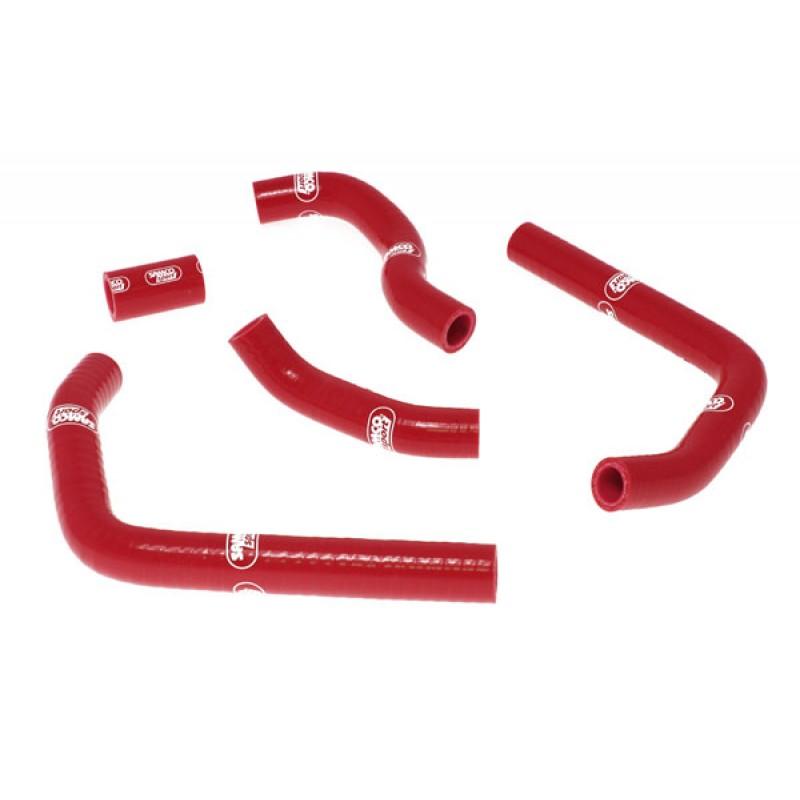 SAMCO HOSE KIT HONDA CR125R 2005-2007, 5 PIECE KIT, RED, HON-47 RD