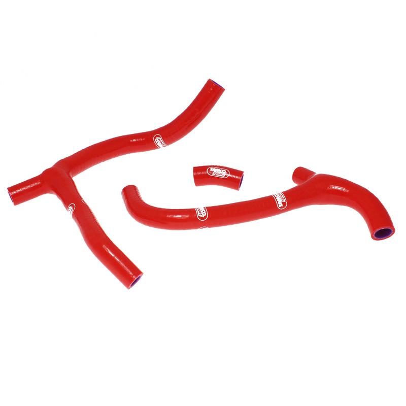 SAMCO HOSE KIT HONDA CRF450R 2009-2012 RACE DESIGN, 3 PIECE KIT, RED, HON-50 RD