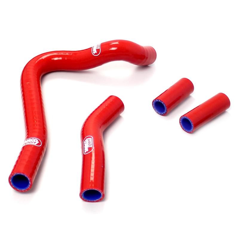 SAMCO HOSE KIT HONDA CR250R 1992-1996, 4 PIECE KIT, RED, HON-57 RD
