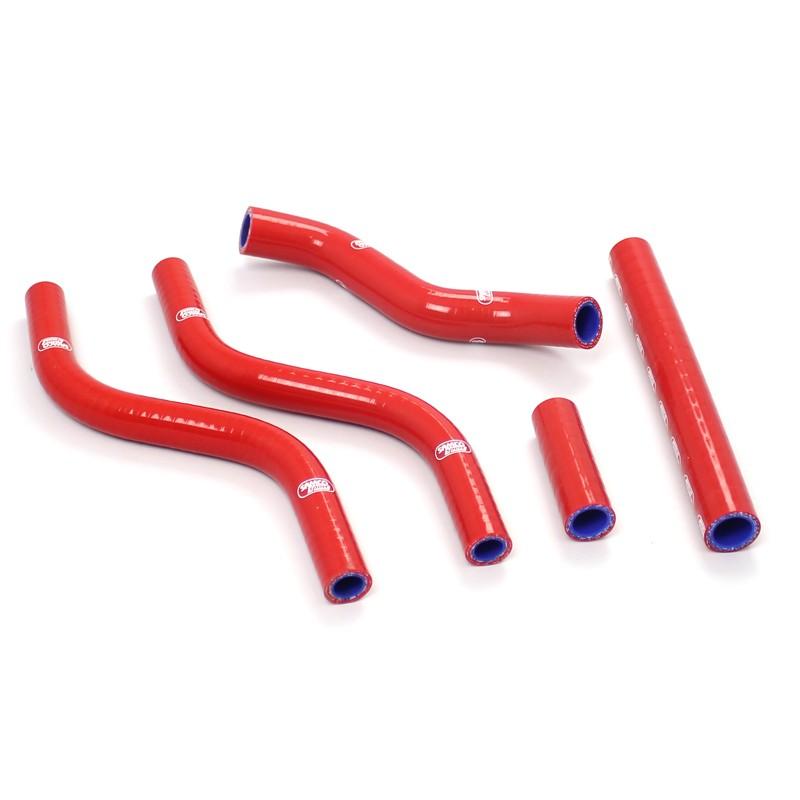 SAMCO HOSE KIT HONDA CR125R 1989, 4 PIECE KIT, RED, HON-88 RD