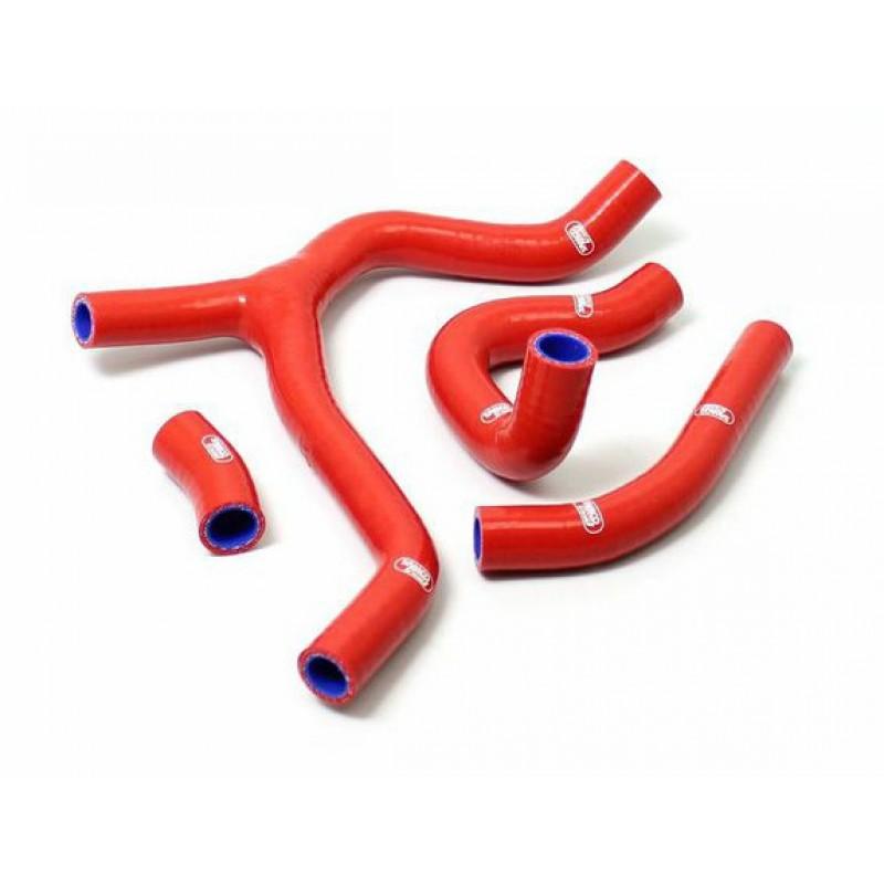 SAMCO HOSE KIT HONDA CRF450R 15-16 RACE DESIGN, 4 PIECE KIT, RED, HON-95 RD