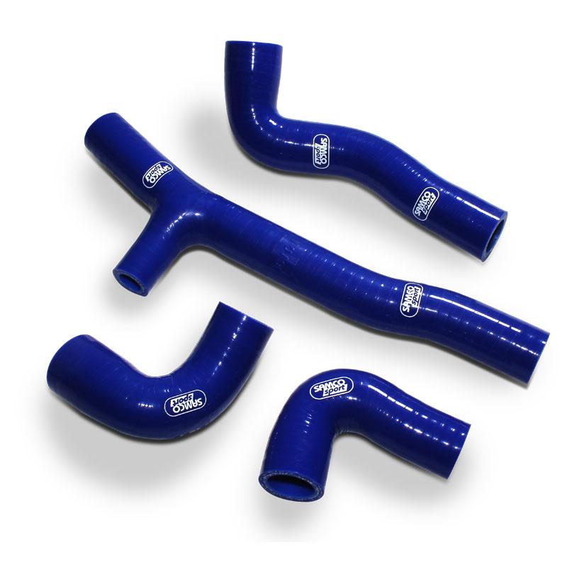 SAMCO HOSE KIT HUSQVARNA TE150 TPI 2020 OEM, 4 PIECE KIT, BLUE, HUS-64/KTM-120