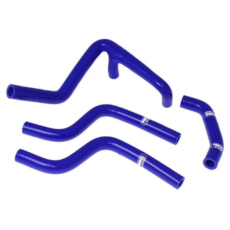 SAMCO HOSE KIT HUSQVARNA CR/WR250/360 00-07, 4 PIECE KIT, BLUE, HUS-3