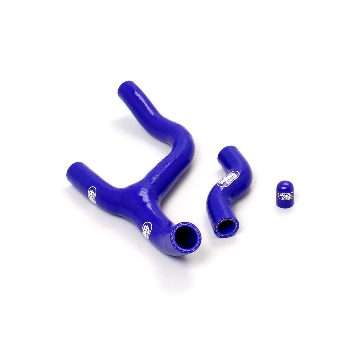SAMCO HOSE KIT HUSQVARNA FE250/350 14-16, Thermostat Bypass, 4 PIECE KIT, BLUE
