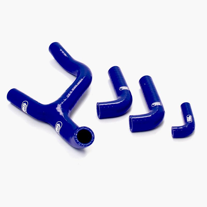 SAMCO HOSE KIT HUSQVARNA FE250/350 14-16, Y Piece Race Design, 4 PIECE KIT, BLUE