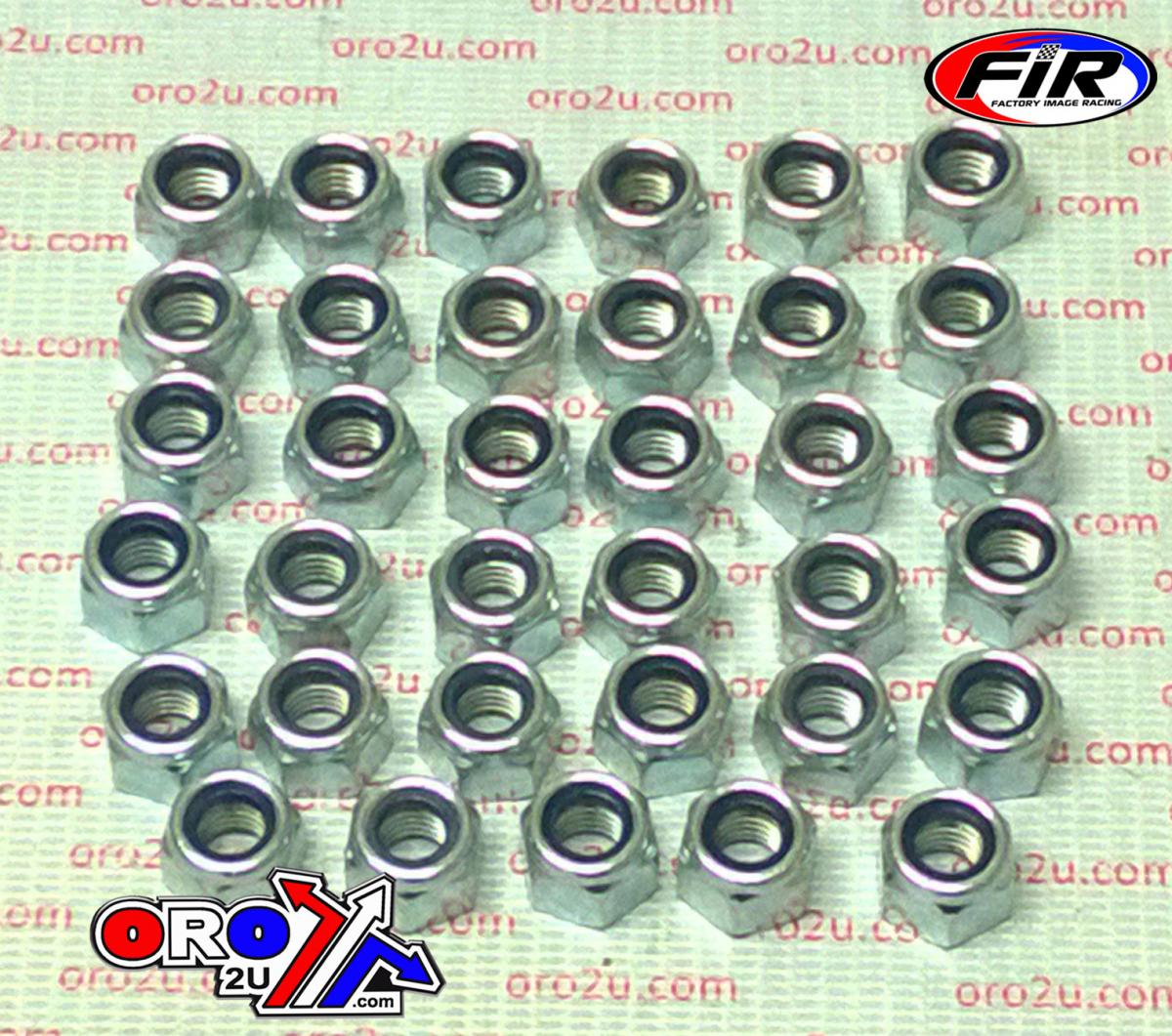 NYLOCK M8 NUT PACK/35 REGULAR 9X13mm